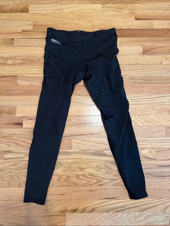 Esprit Pants - Esprit Black Classic Full Seat Riding Tight